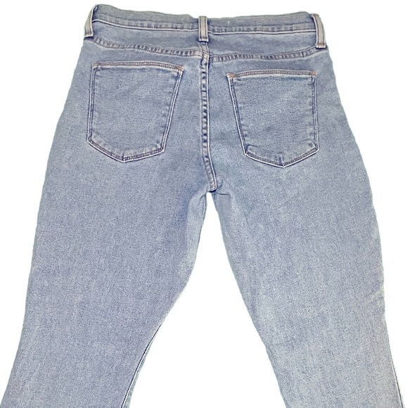 GAP True Skinny Petite High Rise in Acid Blue - Picture 2 of 5